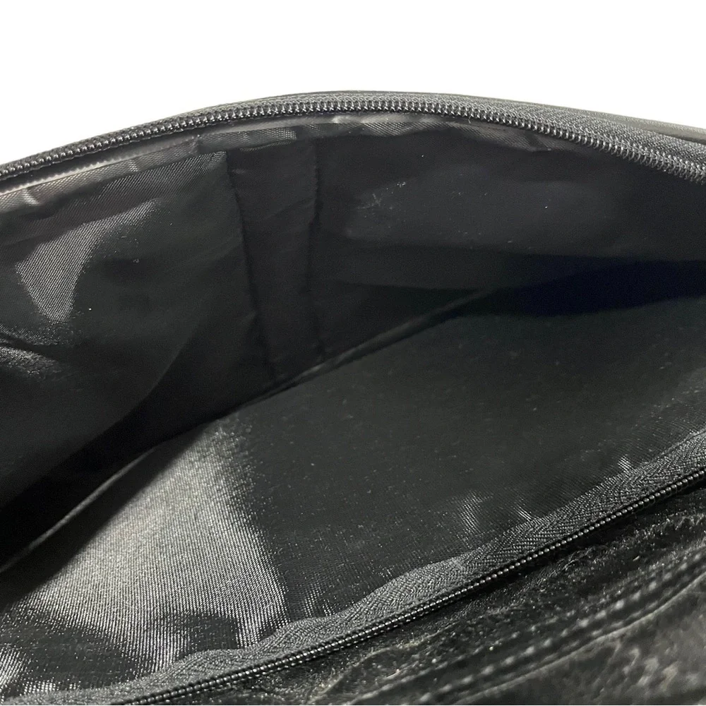 Unbranded Black 100% Genuine Leather Laptop Ipad Bag 13x11